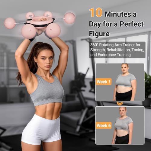 Infinity Hoop for Arm Trainer 360° Hand-Crank Forearm Trainer