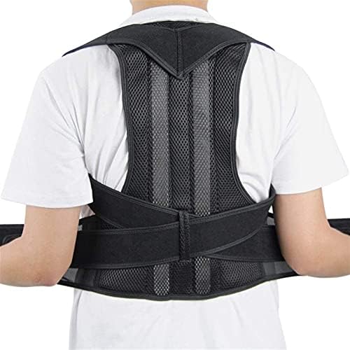 Back Posture Corrector for Men and Women, Anti-kyphosis, Double Adjustable Shoulder Straps and Breathable Mesh Panel to Relieve Back Pain and Stress (Size : XXXX-Large)