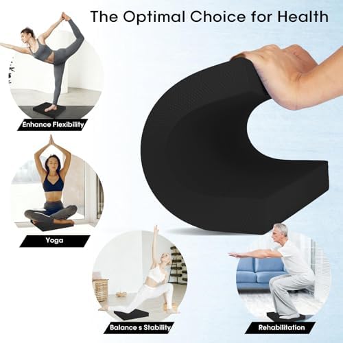 Exercise Balance Pad，Balance Foam Mat for Physical Therapy Equipment & Strength Stability Training, Slip Resistant Foam Mat for Yoga, Pilates, Meditation，Gardening knee pads