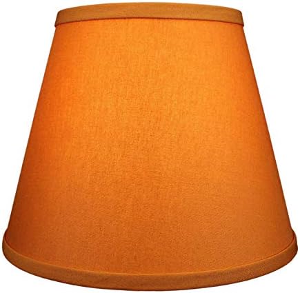 FenchelShades.com Lampshade 6" Top Diameter x 10" Bottom Diameter x 8" Slant Height 6x10x8" with Spider Attachment Diameter 0.4 Inch for Lamps with a Harp (Cedar)