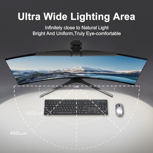 Monitor Light Bar with Motion Sensor, USB LED Desk Lamp,Home Office Gaming