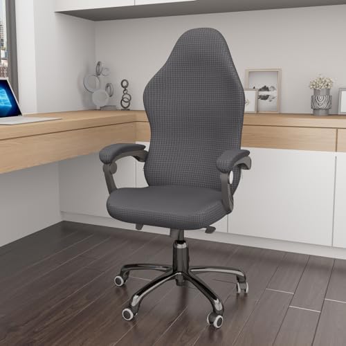 Gaming Chair Cover Game Chair Cover for Reclining Rotating Chair, Dark Gray