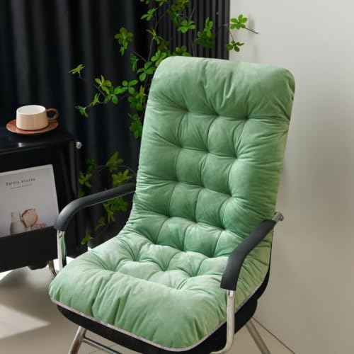 Velvet Rocking Chair Cushions Recliner Cushions with Ties for Home Office