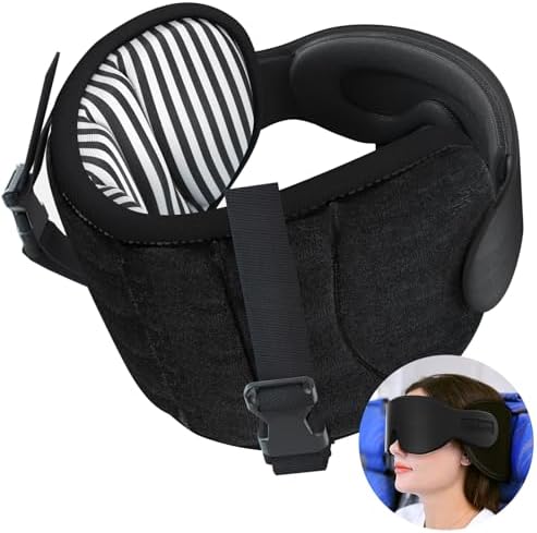 SARISUN Travel Pillows for Airplanes, Stable Head Support, Travel Essential