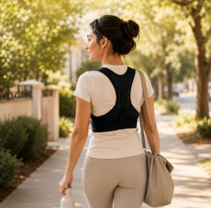 Adjustable Posture Corrector for Women and Men, Shoulder Straightener, Adjustable Full Back Support, Back Brace, Upper and Lower Back Pain Relief - Scoliosis, Hunchback, Hump, Thoracic, Spine Corrector. HSA / FSA Eligible.