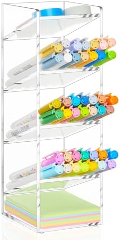MotiMind Acrylic Pen and Marker Organizer for 50 Markers