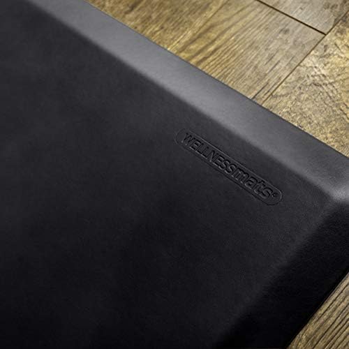 WellnessMats Original Anti-Fatigue Kitchen Mat, 36 Inch by 24 Inch, Black