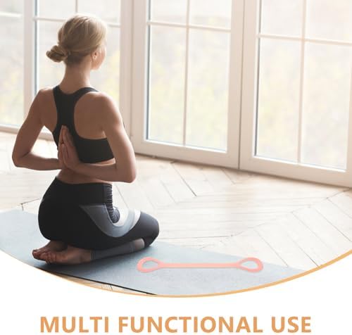 Figure Eight Silicone Resistance Band for Women Neck and Arm Stretch
