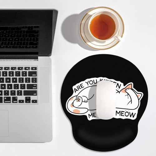 Britimes Ergonomic Mouse Pad with Wrist Support, Cat Cute