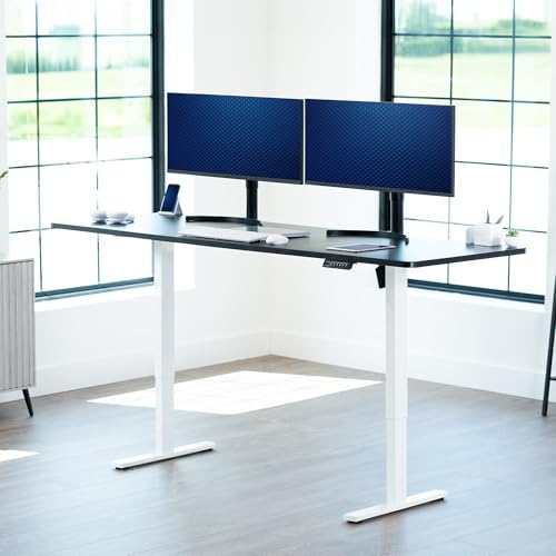 VIVO Black 83 x 30 in Standing Desk, DESK-KIT-1W8B