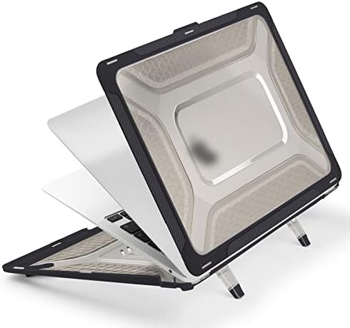 Batianda HexArmor Case for MacBook Air 13 Inch 2018-2020, Black
