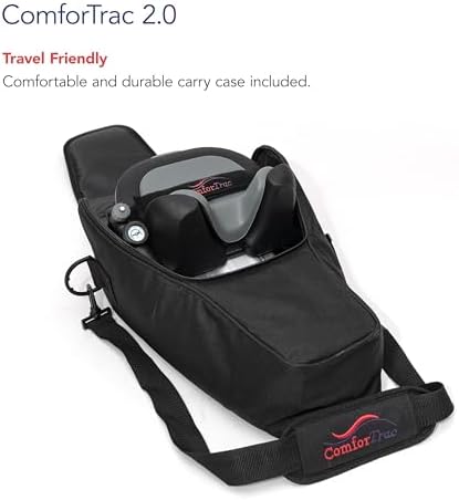 ComforTrac-Deluxe Home Cervical Traction Kit 2.0, Neck Therapy, Discomfort Relief, Relieve Cervicalgia, Degeneration of Disc, Spondylosis, and More, Carrying Case Included