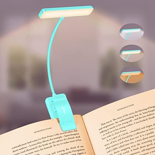 Gritin 19 LED Rechargeable Book Light for Reading in Bed