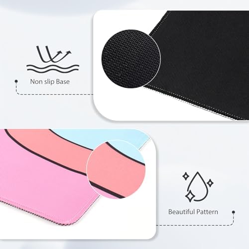 iCasso Desk Mat,XXL Large Mouse Pad for Desk,Colour Topographic