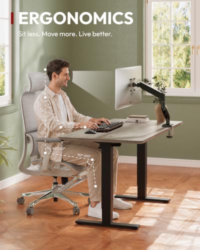 SANODESK 1'' Thick One-Piece 60 x 24'' Height Adjustable Standing Desk