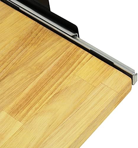 BenchPro Keyboard Tray Hardwood Butcher Block, Lacquered, 9" D x 27" L