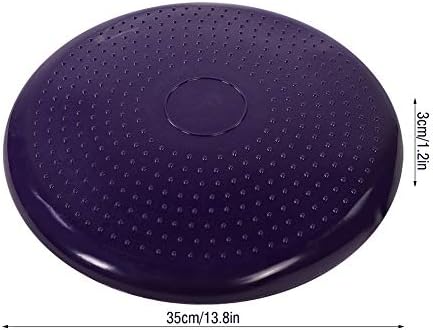 Wobble Cushion, Wiggle Seat Balance Disc Balance Board Balance Disc Trainer Inflated Wobble Cushion Air Stability Board Sensory Wiggle Seat Stability Trainer Pad for Improving Post