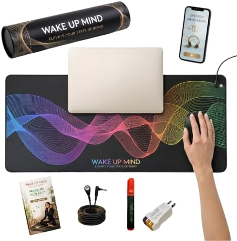 Grounding Mat for Bed & Feet, Conductive Earthing Pad for Home