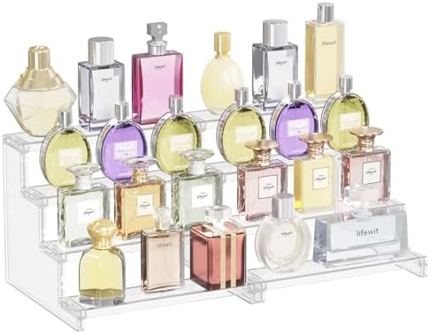 Lifewit Perfume Organizer, Cologne Stand Tool-Free Assembly, 9", 2 Pcs
