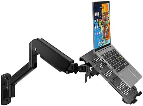 WALI Laptop Wall Mount for 17" Notebook and Up to 32" Screen