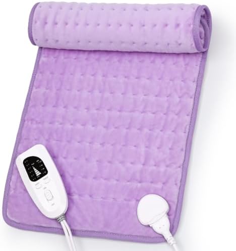 Heating Pad,Electric Heating Pads,Heating Pad for Back,Lavender,24x12 Inch
