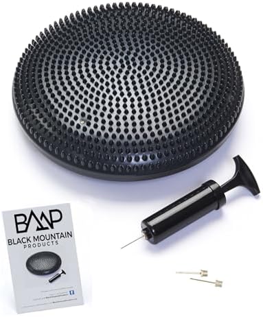 Black Mountain Products Exercise Balance Stability Disc with Hand Pump
