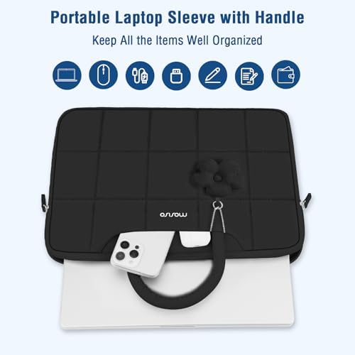 MOSISO Laptop Case 14 inch, 14 inch Laptop Sleeve, Black