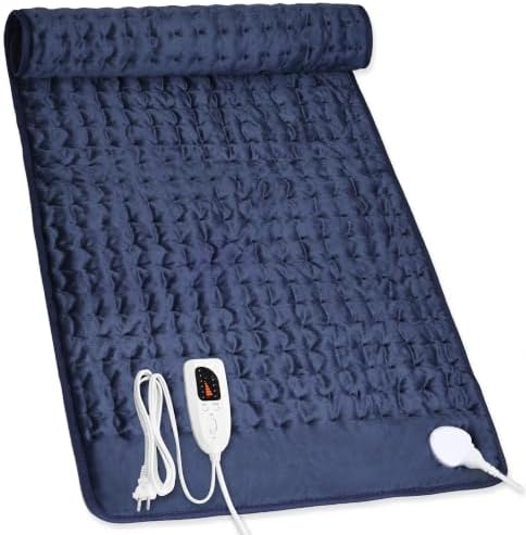 Heating Pad,Electric Heating Pads,Heating Pad for Back,DarkBlue,40x20 Inch
