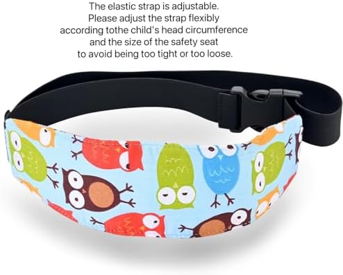 Head Support for Stroller Car Seat - Head Band Strap Headrest for Sleeping Traveling for Toddler Kids Children Child Baby Infant
