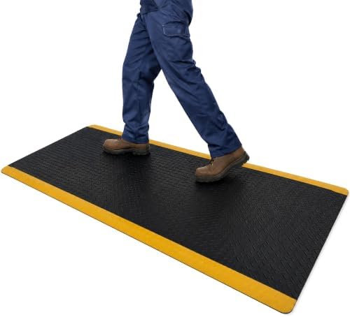 Industrial 3x5 Ft Anti-Fatigue Standing Mat - Heavy Duty Ergonomic