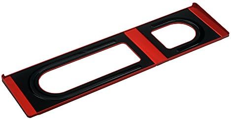 CraftMaster Union Tray for Apple Magic Keyboard and Apple Magic Trackpad 2 - Metal Dock Stand Controls Your iMac or Laptop Remotely, Premium Home and Office Accessory - Red