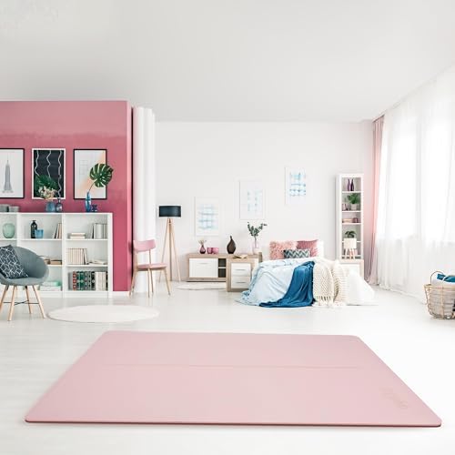 Gogokiwi Large Yoga Mat (6'x4') – 1/4" & 1/2" Thick Exercise Mats for Home Workout, Extra Wide Workout Mats for Home Gym, Yoga, Pilates, Stretching, Floor & More