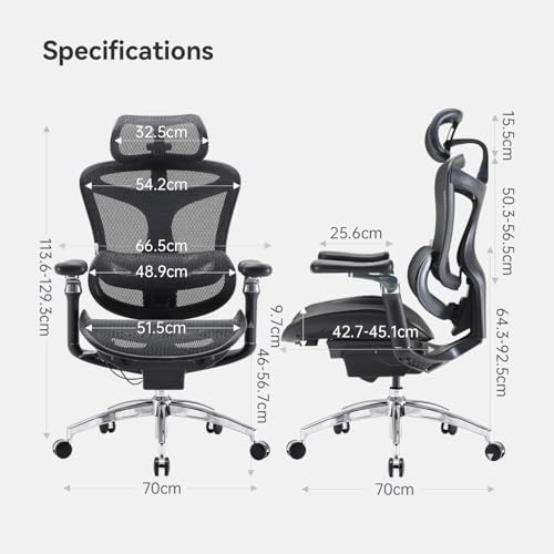 SIHOO Doro C300 Pro Ergonomic Office Chair with Ultra-Soft 6D Armrests
