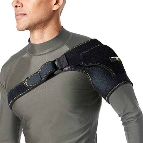 CopperJoint Rotator Cuff Shoulder Brace, Adjustable Wrap Support, One Size