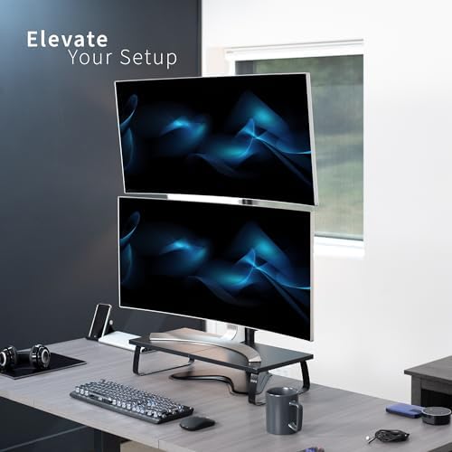 VIVO Single Monitor Desk Stand for 13 to 27 inch Screens, STAND-V011H