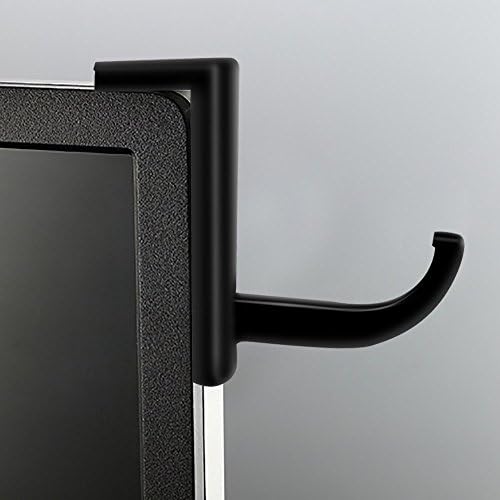 Mudder 4 Pack Headphone Hanger Hook for Monitor, Adhesive Mount, Black