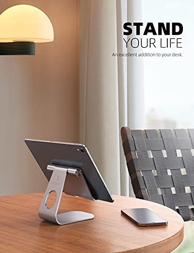 Lamicall iPad Stand Adjustable Tablet Holder, Sturdy Aluminum, Multi-Angle