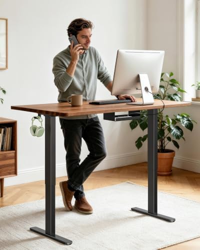 Marsail Dual Motor Standing Desk Frame for 44–90 inch Desktops, 264 lbs
