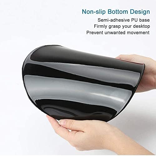 Ergonomic Mouse Pad with Wrist Support Teal Sunflower Mousepad Wrist Rest for Pad Gel Carpal Tunnel Relieves Pain Mouse Mat with Coaster for Computer Girl Work