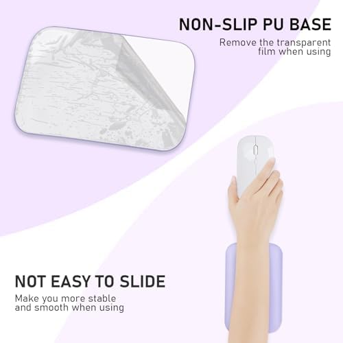 Leolee Elbow Rest Pads for Desk, Gel Ergonomic Wrist Rest Arm Rest Pads