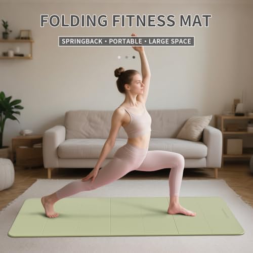 7-Fold Yoga Mat 70"x24" - 1/2 Inch Thick