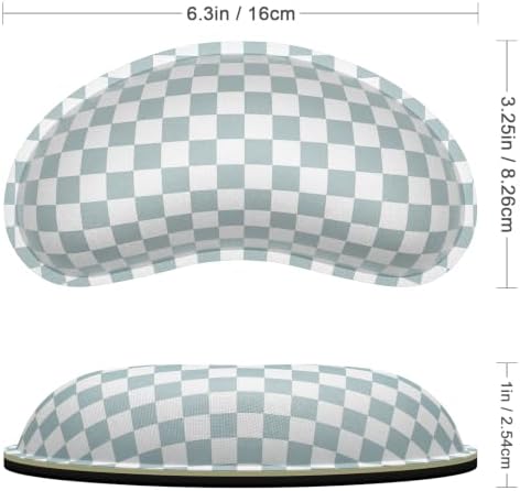 Dapesuom Mouse Wrist Rest, Cute Ergonomic Memory Foam Mouse Wrist for Computer Desk Mats Support, Hand Rest Pad Cushion for Gaming, Office, Laptop, Men, Women, Pain Relief & Easy Typing, Sage Green