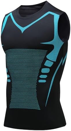 Compression Shirt Men Slimming Body Shaper Vest Crewneck Workout Tank Top