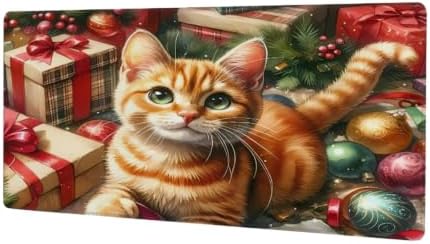 Christmas Large Mouse Pad Non-Slip Rubber Long Gaming Desk Mat