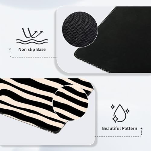 iCasso Gaming Mouse Pad (35.4x15.7 in), Keyboard Mouse Mat for Work, Curve