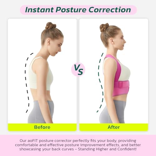 AOFIT Posture Corrector for Women, for Rounded Shoulders and Hunchback L