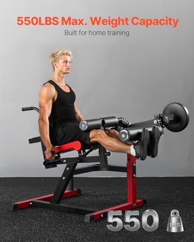 VEVOR Leg Press Machine, 700/550/440 LBS Capacity Lower Body Special Leg Machines, Adjustable Leg Strength Workout for High-Intensity Presses, Home Gym Workout Training Weight Equipment