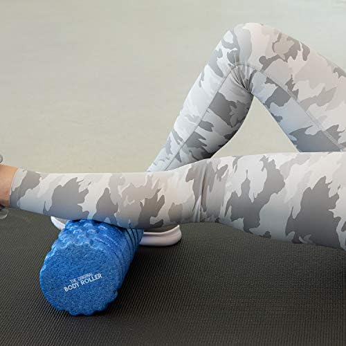 The Original Body Roller - High Density Foam Roller Massager for Deep Tissue Massage of the Back and Leg Muscles - Self Myofascial Release of Painful Trigger Point Muscle Adhesions (Blue)