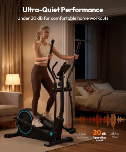 THERUN Elliptical Exercise Machine, Magnetic Elliptical Machine for Home