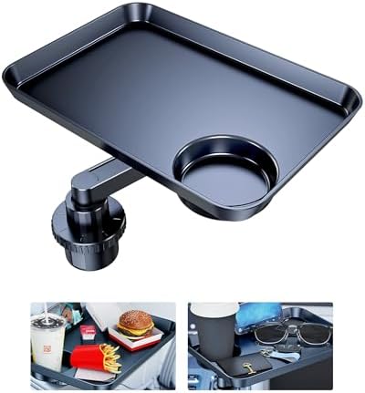 Tesla Model 3 Y ABS Car Cup Holder Tray Expander for Food Snack